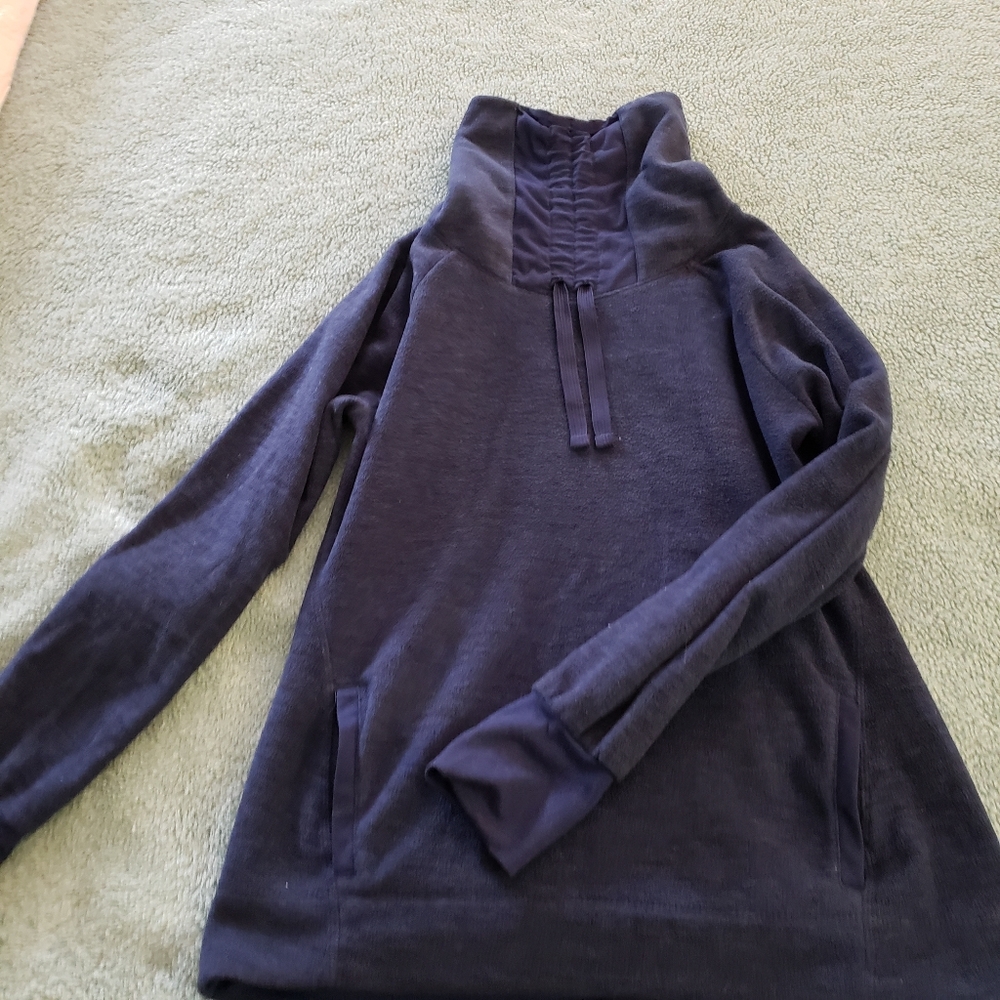 OLD NAVY Navy Blue Active Fleece With Thumbholes